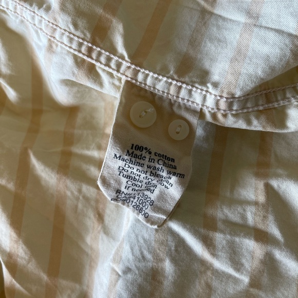 LIFE AFTER DENIM Striped Yellow Button Up - Picture 2 of 7